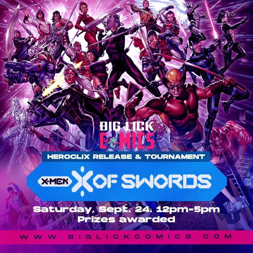 HeroClix X-Men X of Swords Tournament & Release Party